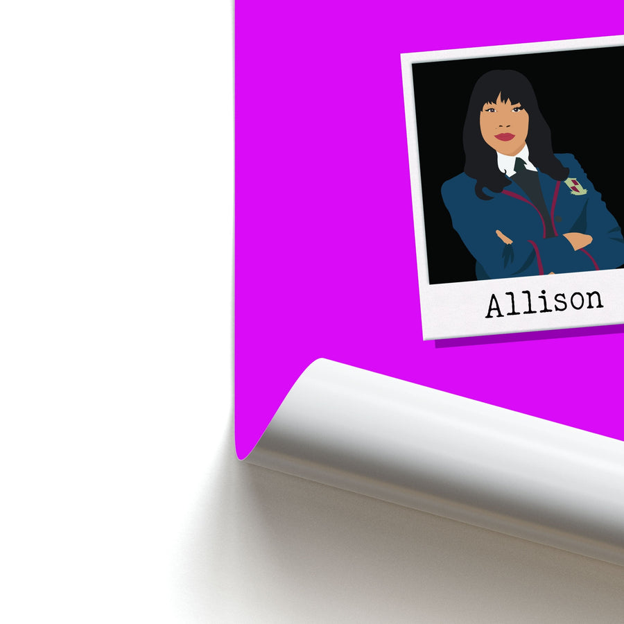 Sticker Allison - Umbrella Academy Poster