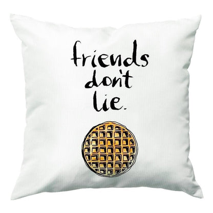 Friends Don't Lie Waffle Cushion