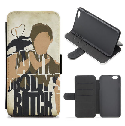 I Ain't Nobody's B*tch - TWD Flip / Wallet Phone Case