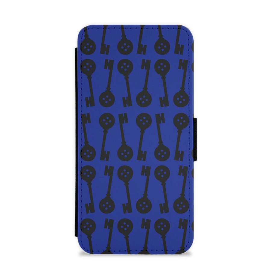 Key Pattern - Coraline Flip / Wallet Phone Case