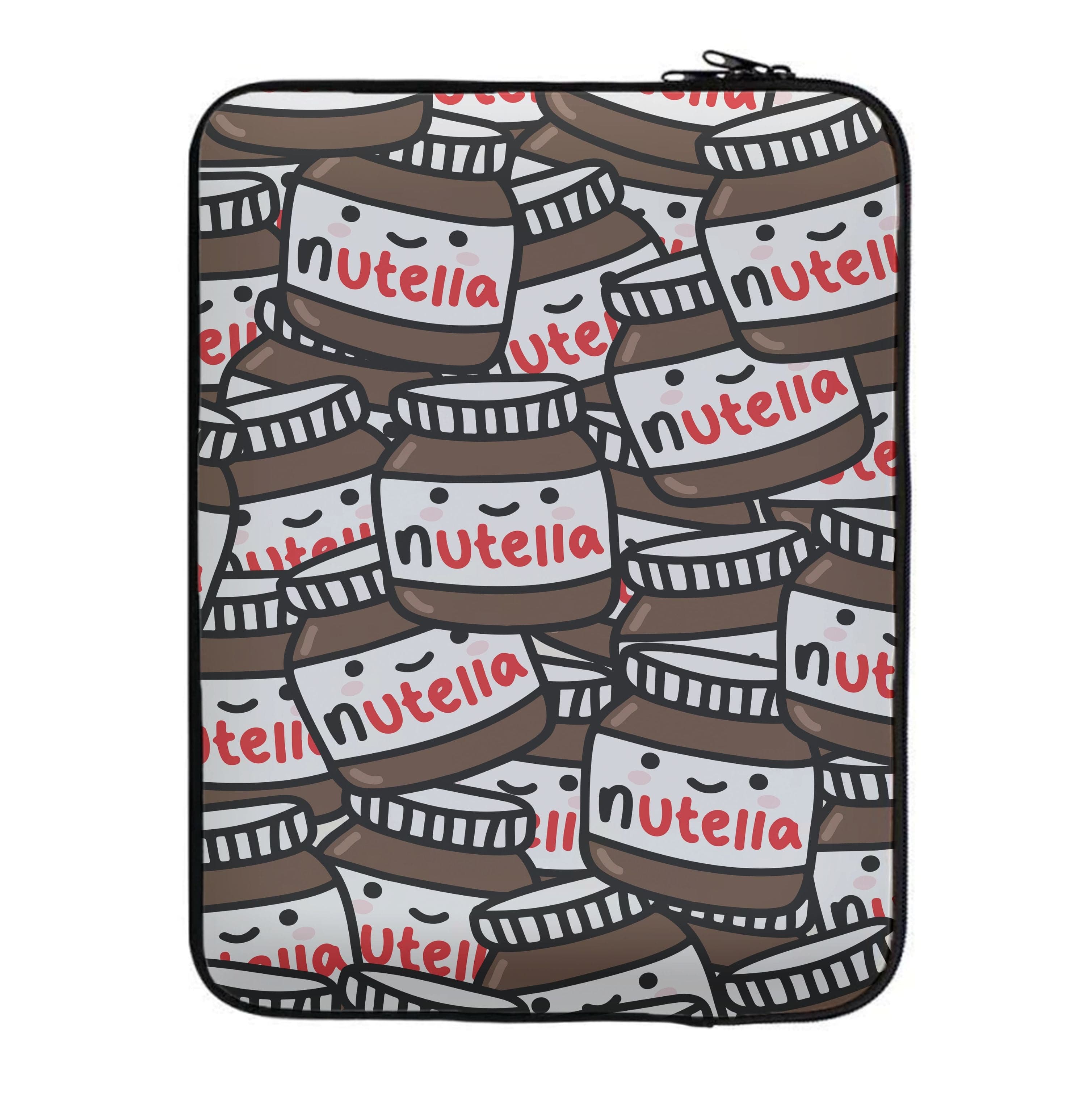 Cute Nutella Pattern Laptop Sleeve