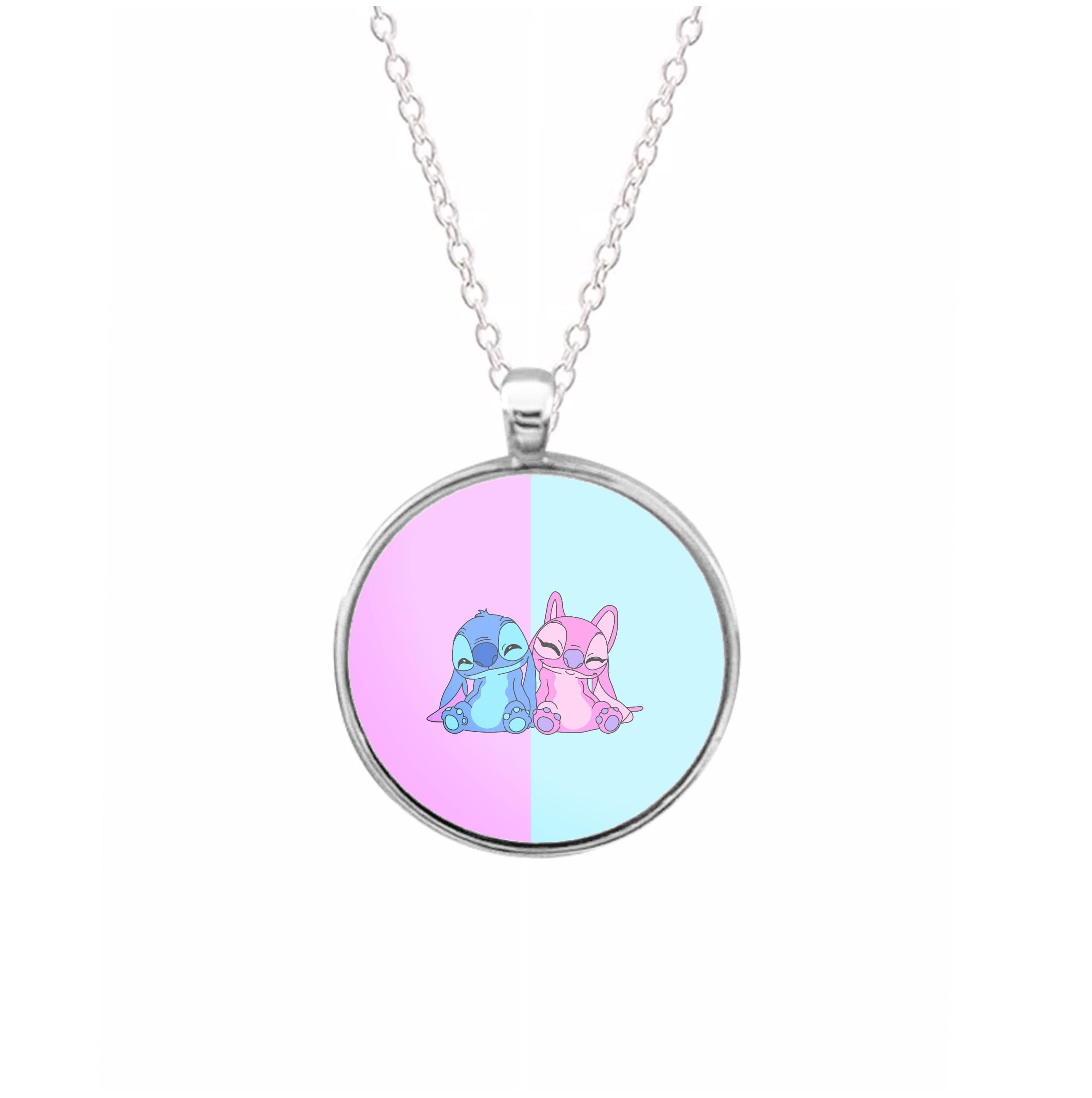 Best Friends - Pink Alien Necklace