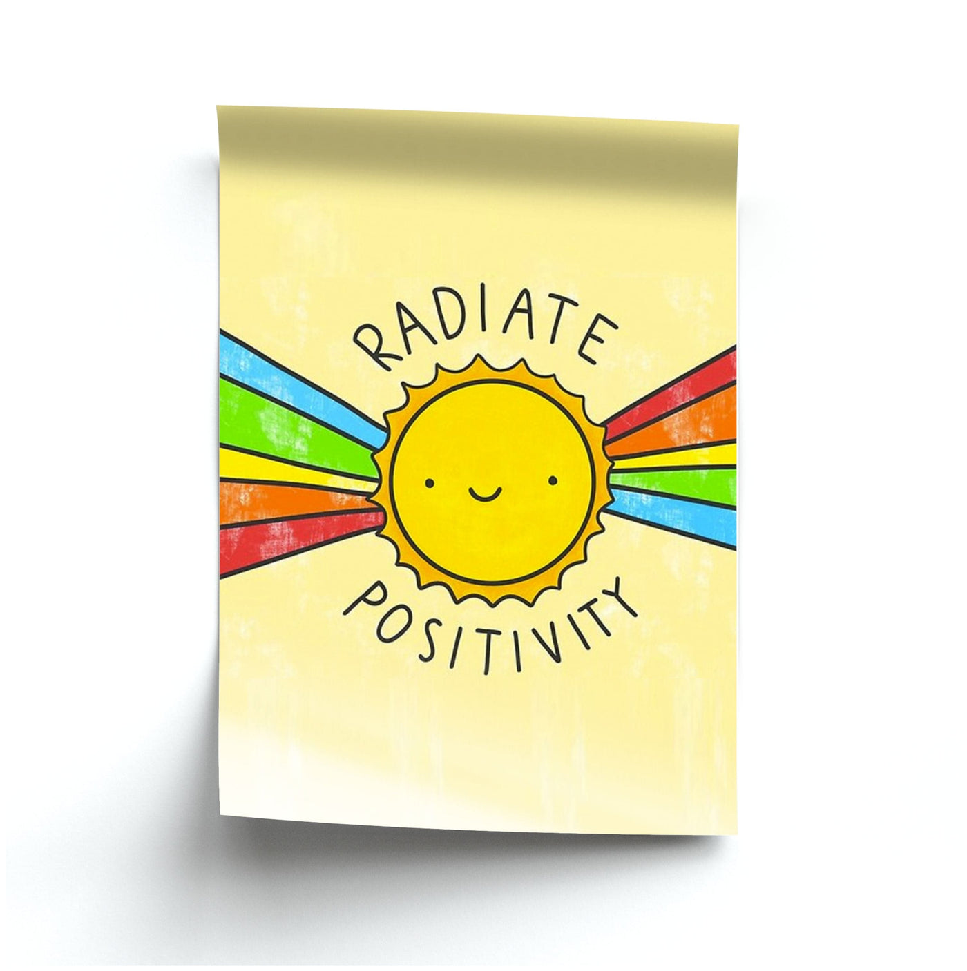 Radiate Positivity Sunshine - Positivity Poster