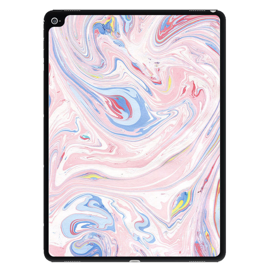 Pink Marble Swirl iPad Case