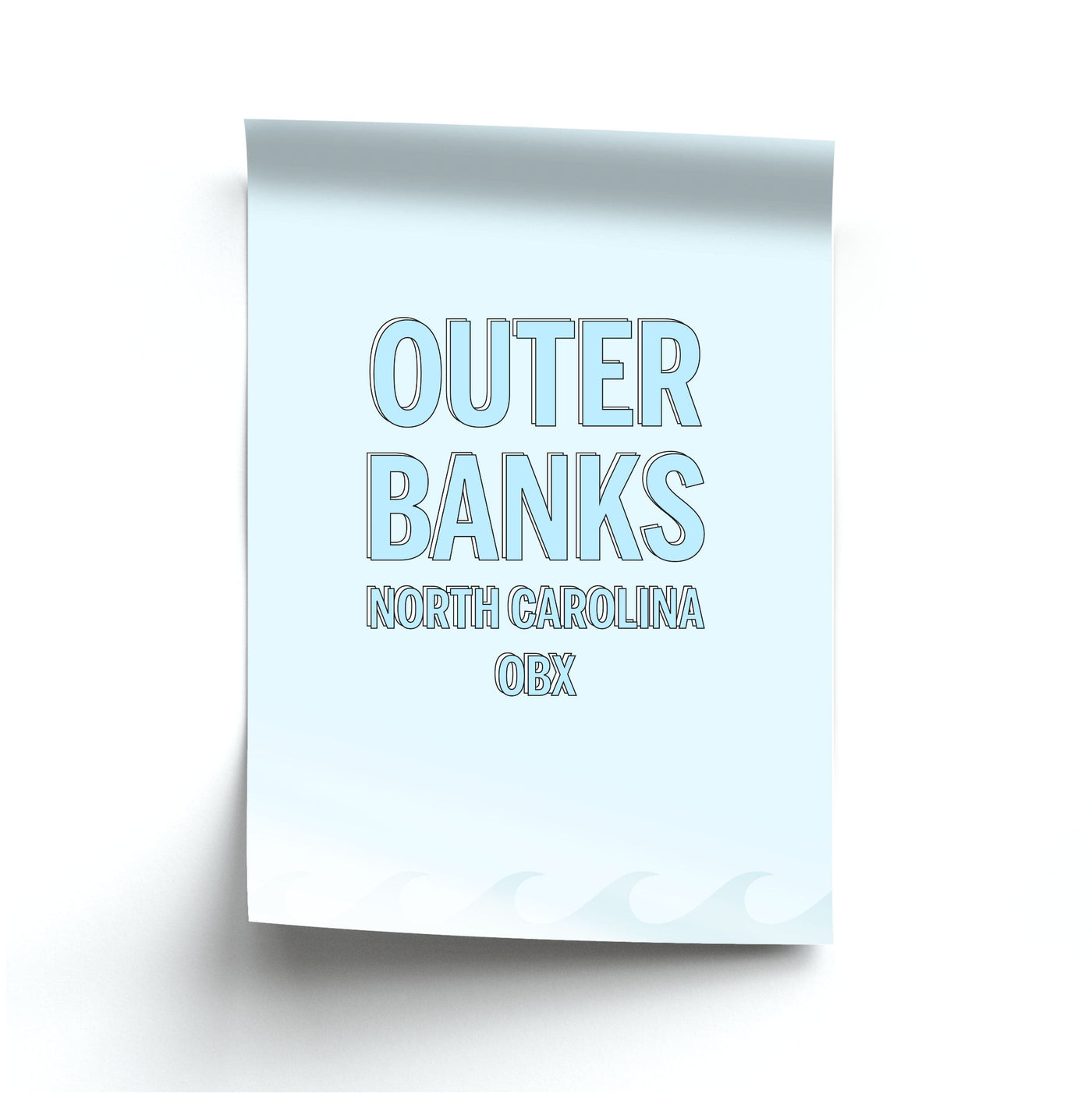 OBX North Carolina - Outer Banks Poster