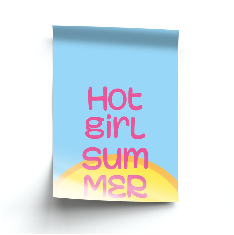 Hot Girl Summer - Summer Quotes Poster