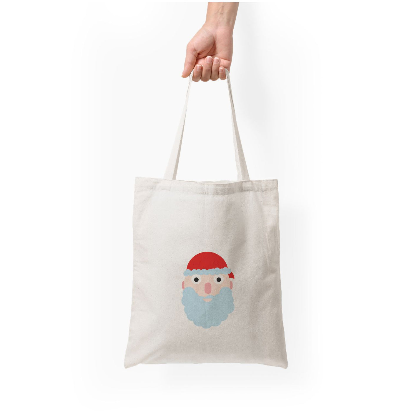 Santa's Face - Christmas Tote Bag