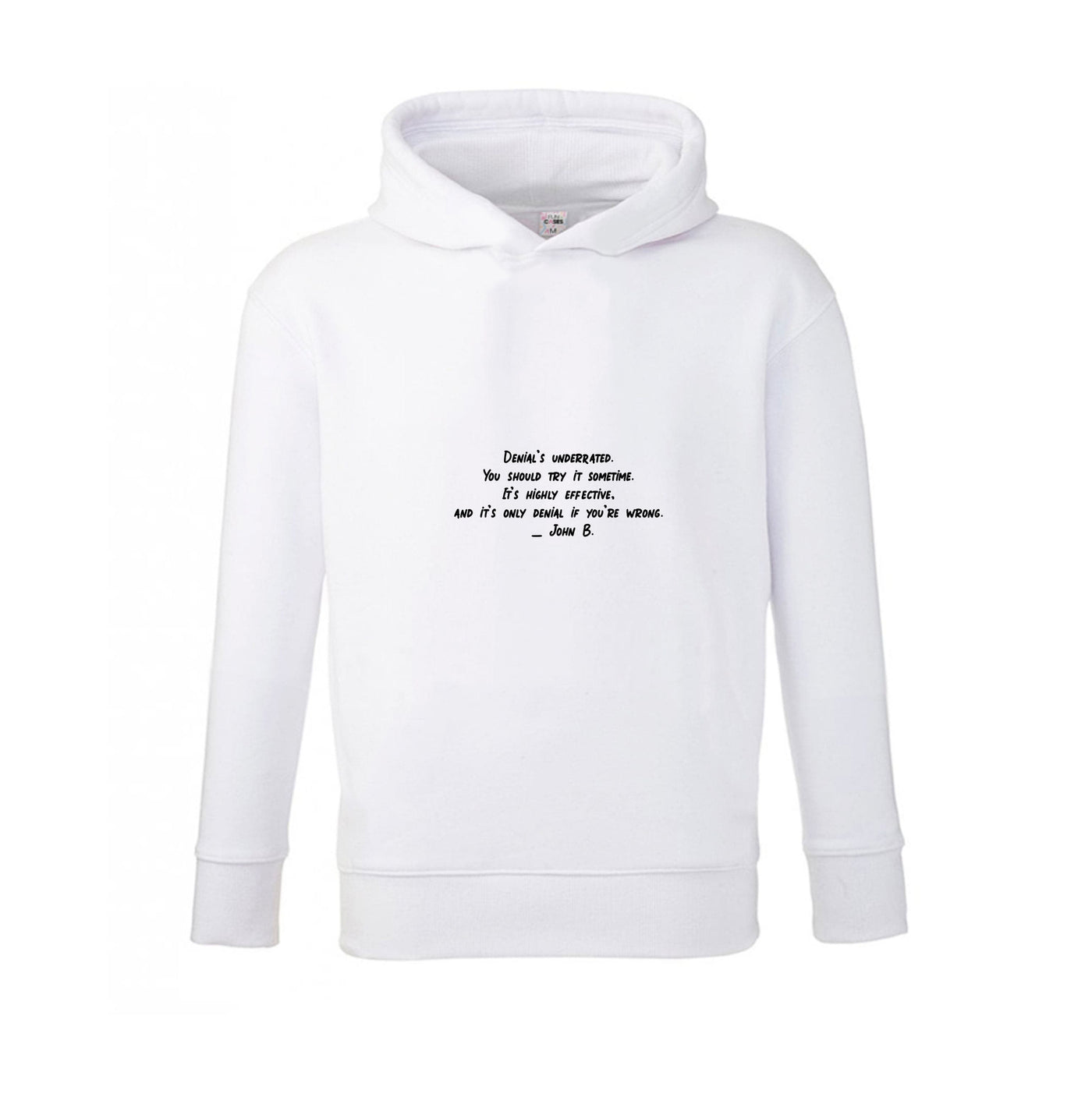Denial's Underrated - Outer Banks Kids Hoodie