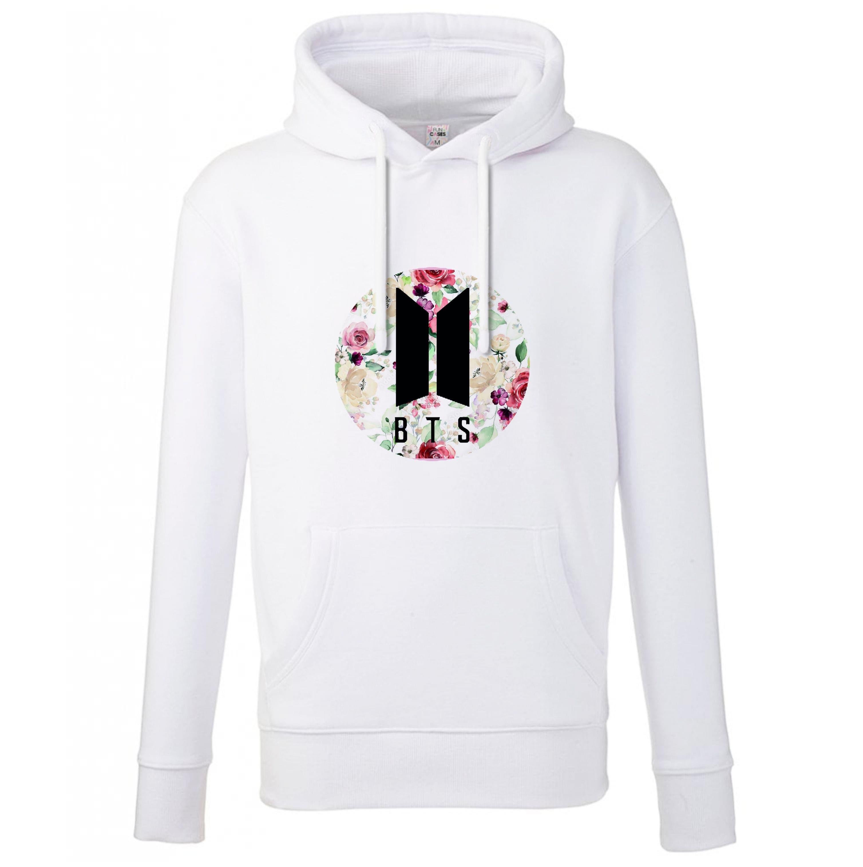 BTS Logo And Flowers - K Pop Hoodie