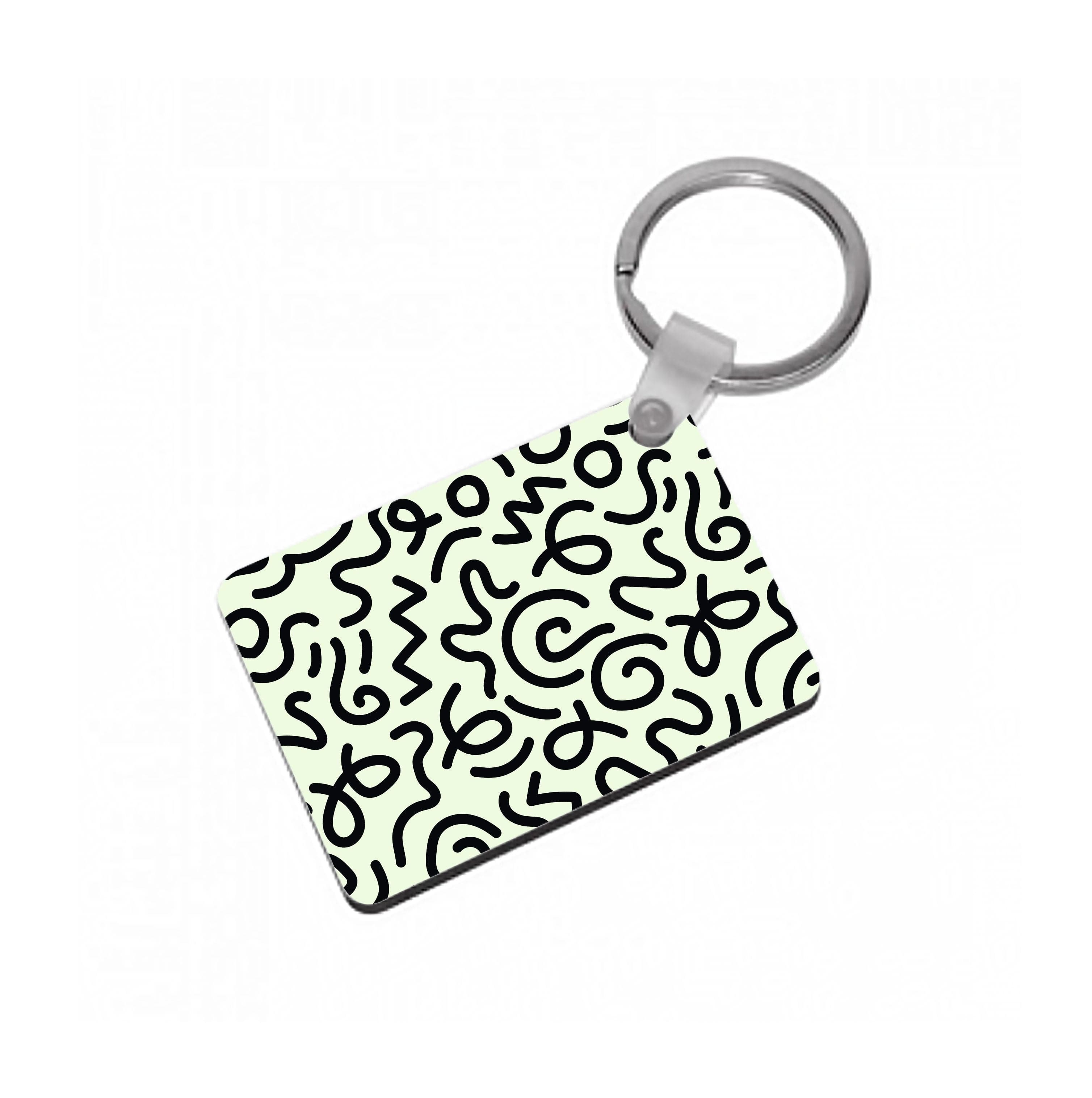 Abstract Patterns 28 Keyring