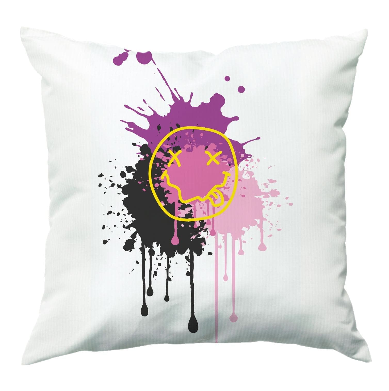 Pink Graffiti - Skate Aesthetic  Cushion