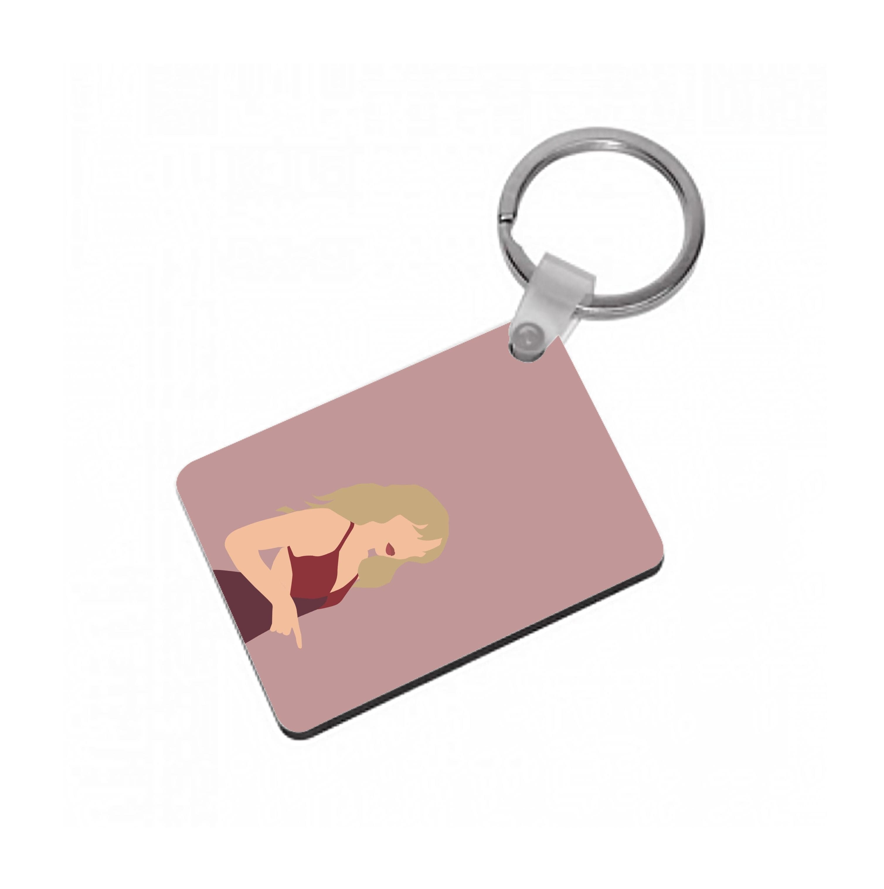 All Red Keyring