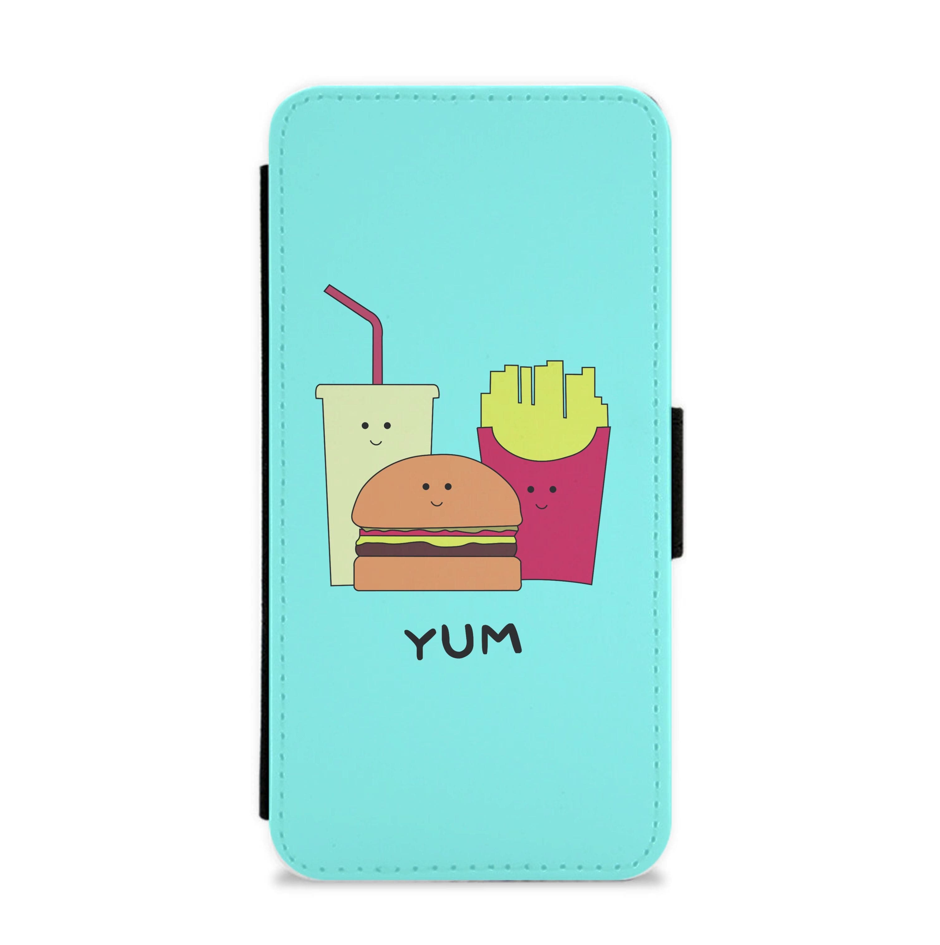 Fast Food Meal - Fast Food Patterns Flip / Wallet Phone Case