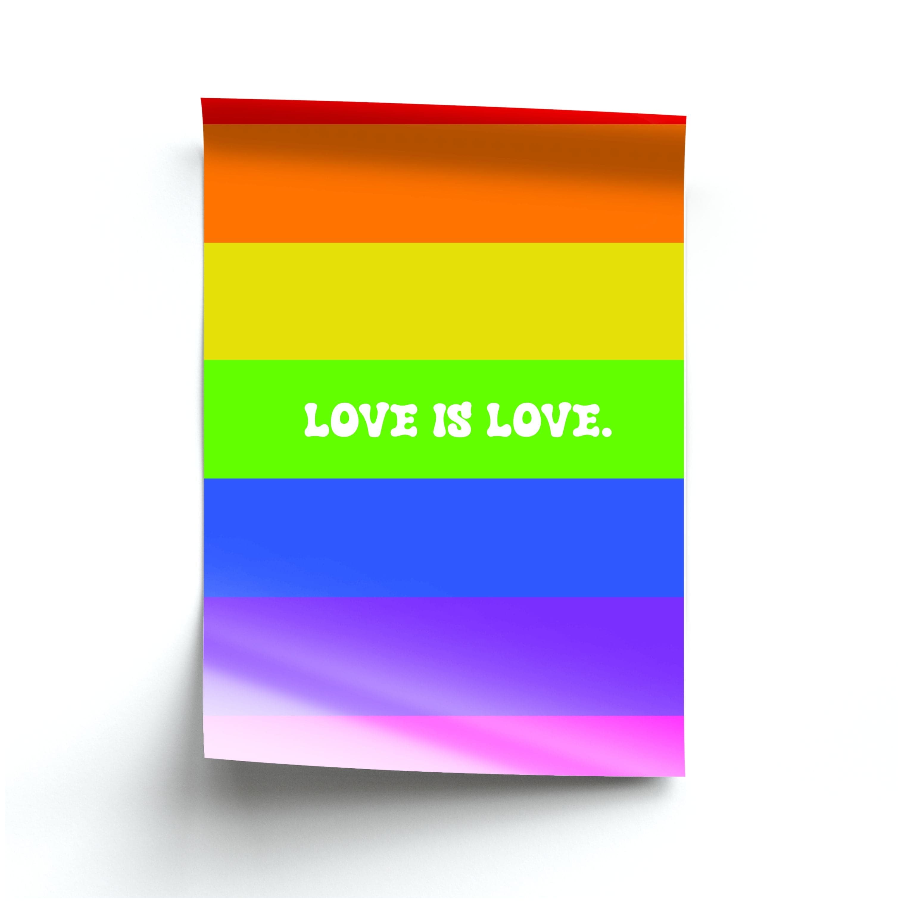 Love Is Love - Pride Poster