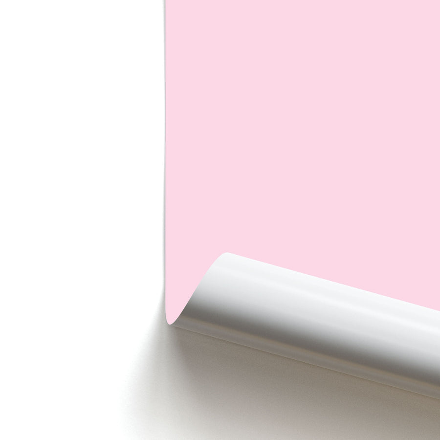 Back To Casics - Pretty Pastels - Plain Pink Poster