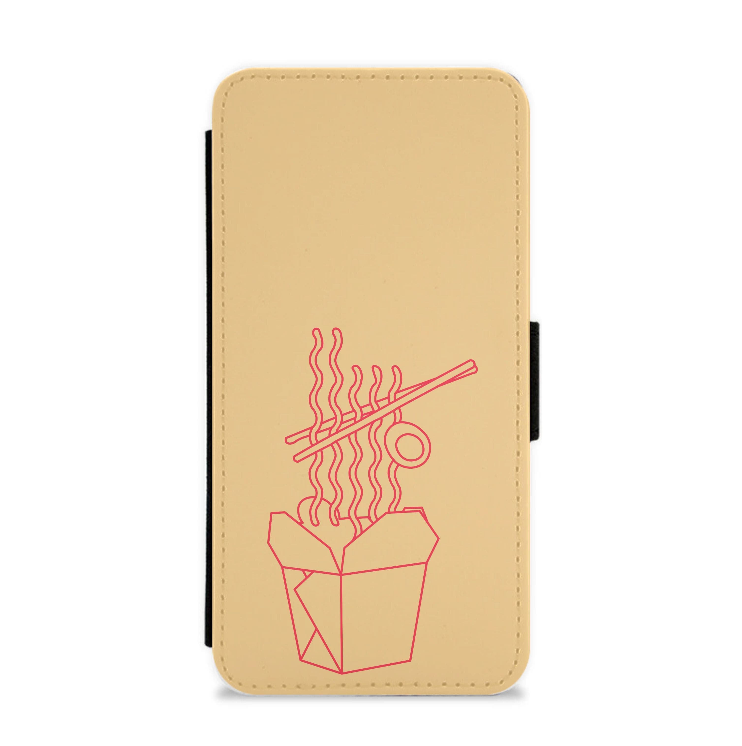 Noodels - Fast Food Patterns Flip / Wallet Phone Case