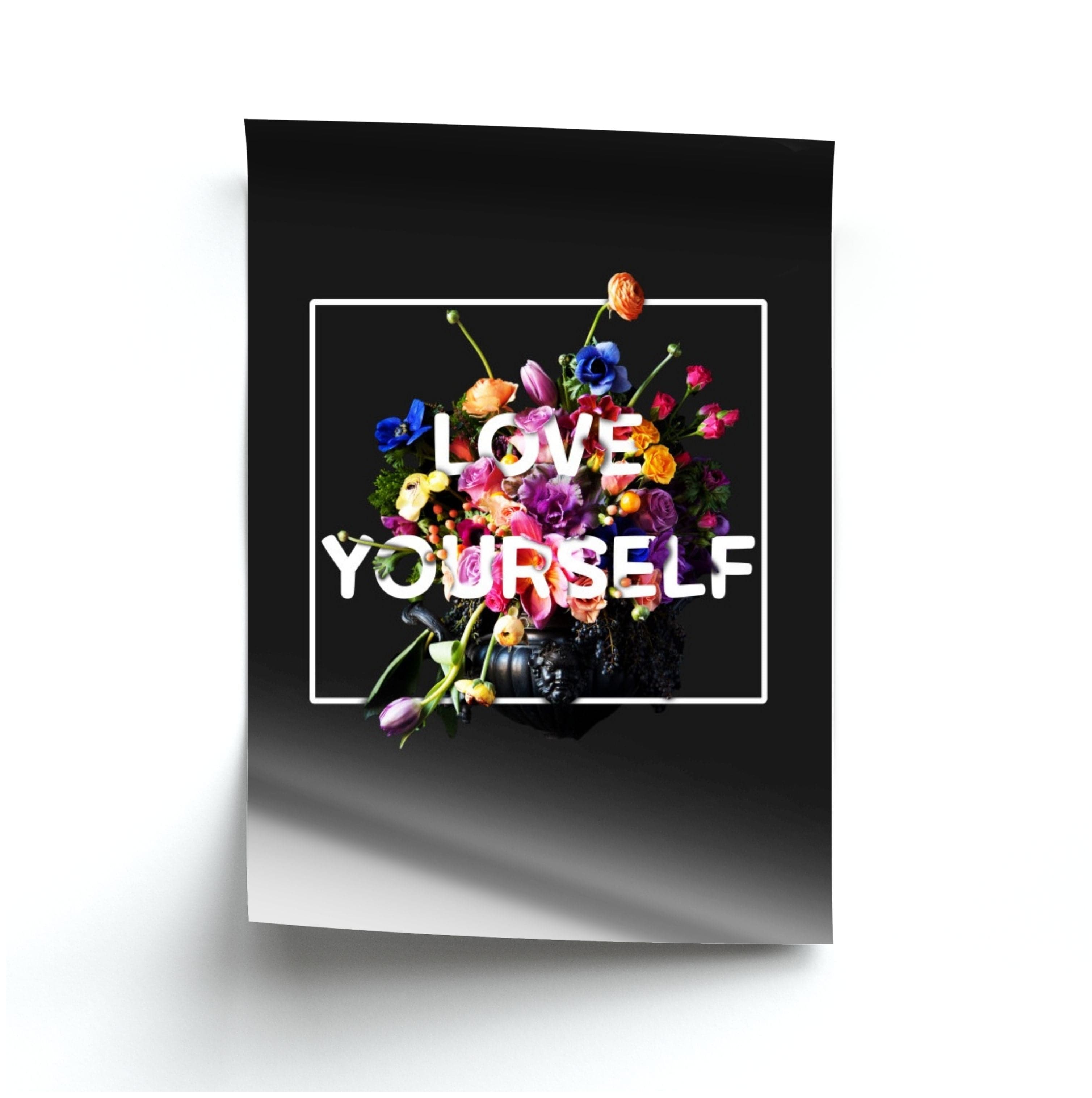 Floral Love Yourself - K Pop Poster