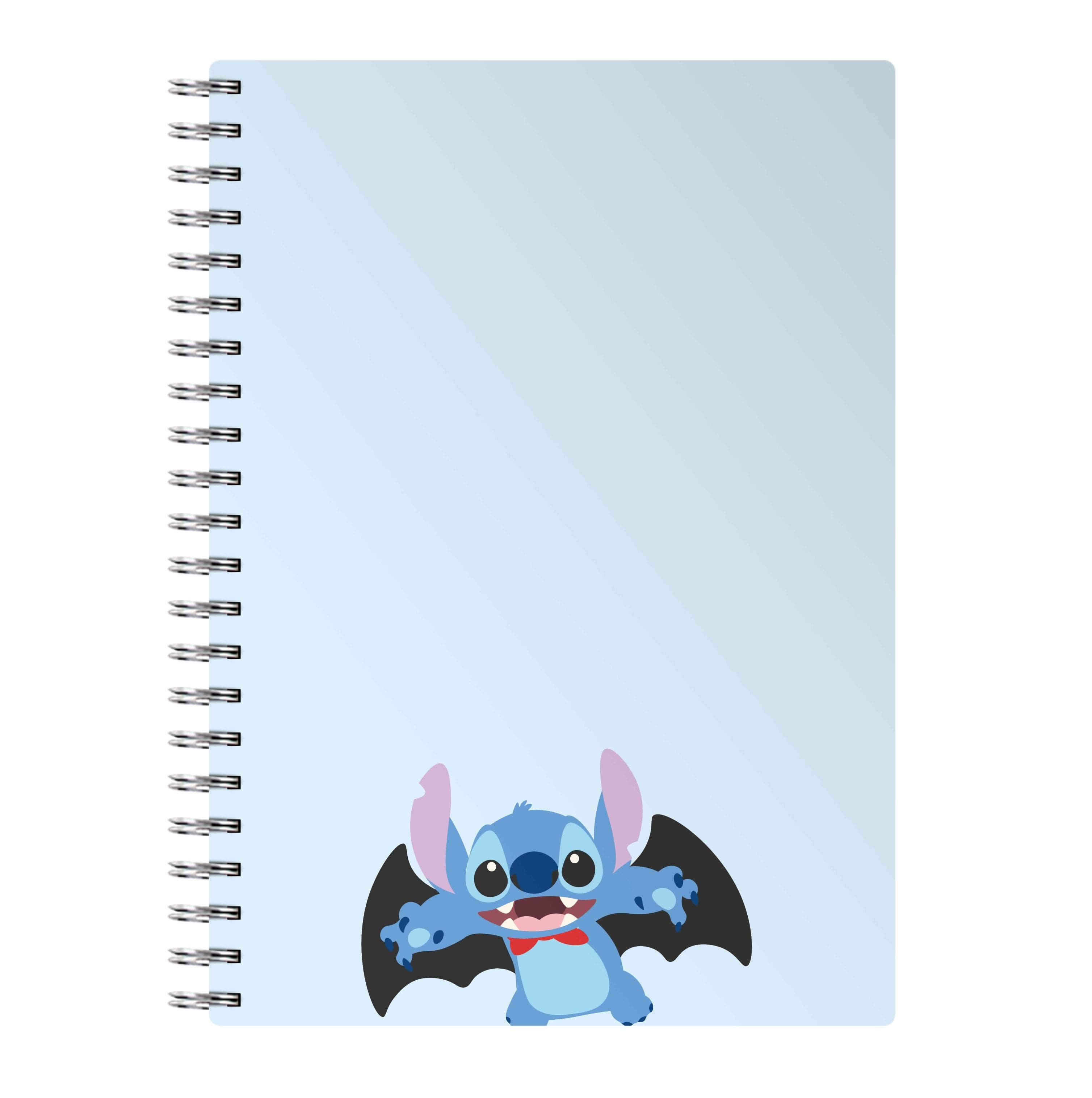 Vampire Alien Blue Halloween Notebook