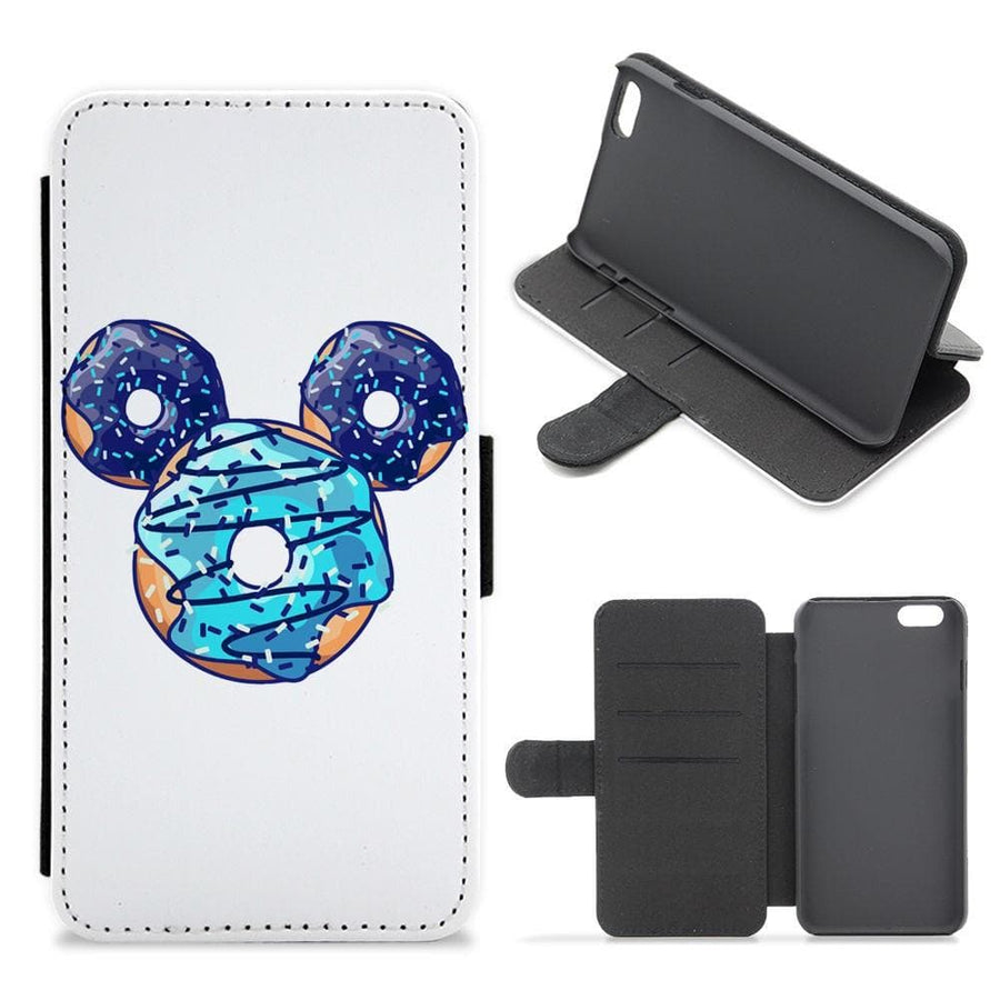 Mickey Mouse Doughnuts Flip / Wallet Phone Case - Fun Cases