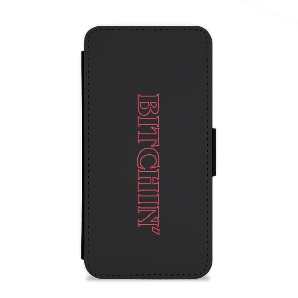 Stranger Things Bitchin' Logo Flip Wallet Phone Case - Fun Cases