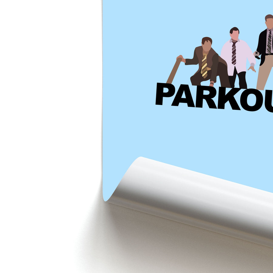 Parkour - The Office Poster