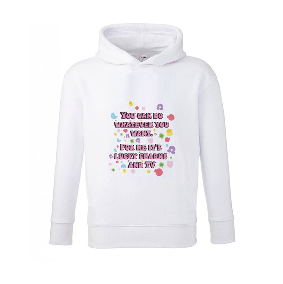 Lucky Charms And Tv- Community Kids Hoodie