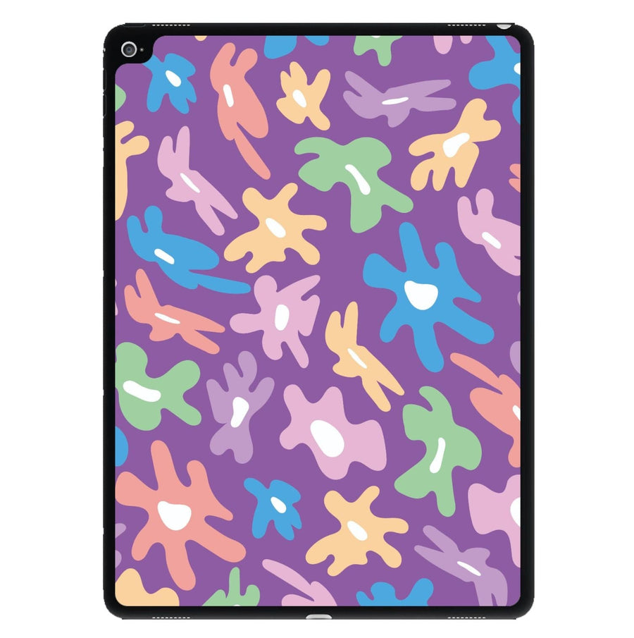 Abstract Flowers- Floral Patterns iPad Case