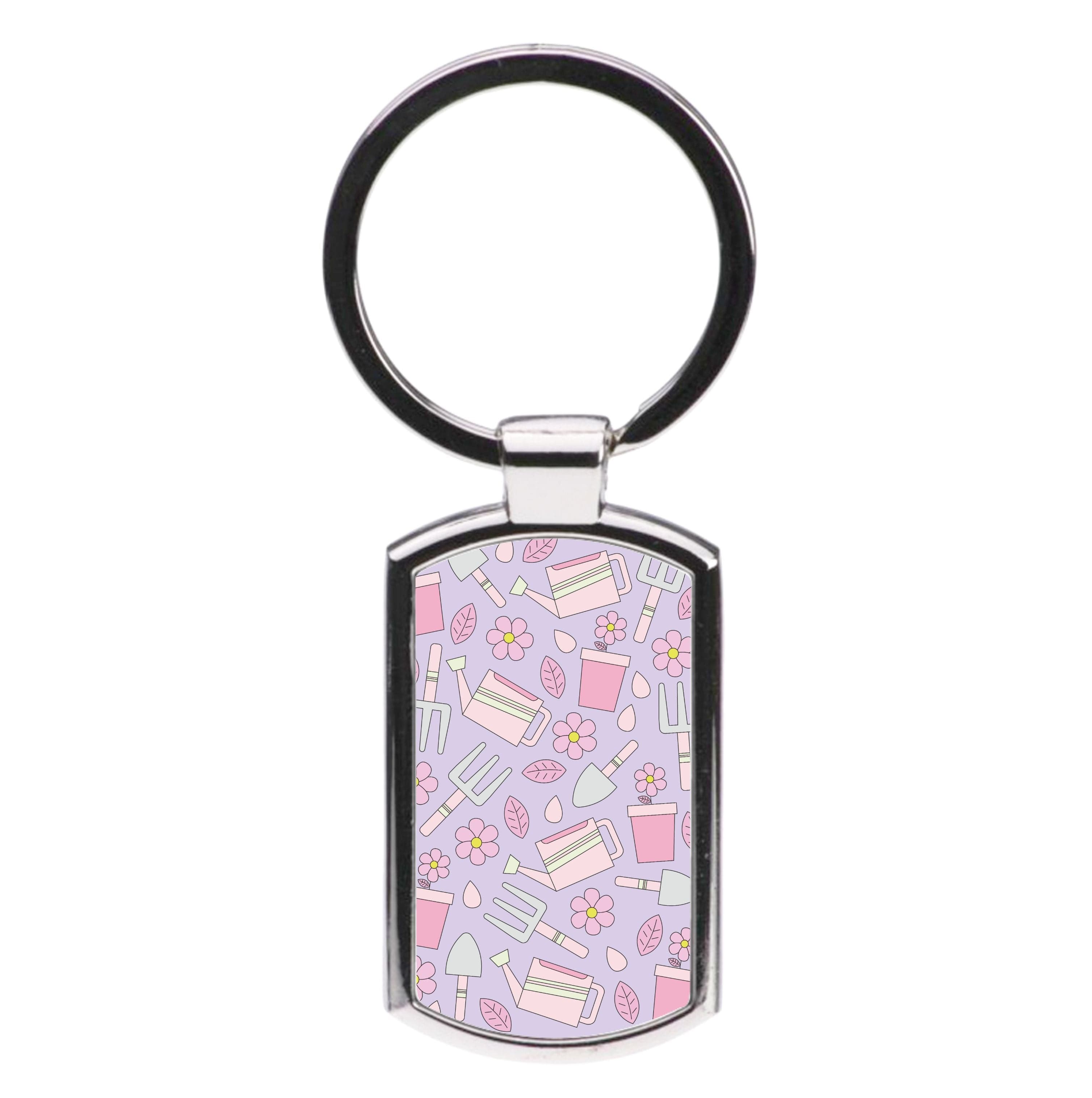 Gardening Tools - Spring Patterns Luxury Keyring