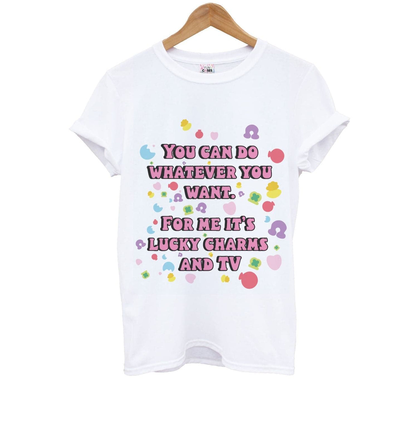 Lucky Charms And Tv- Community Kids T-Shirt
