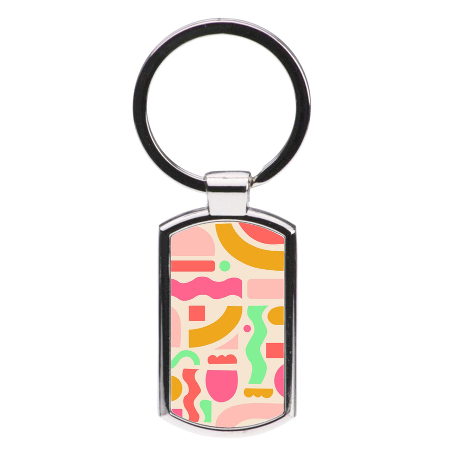 Abstract Patterns 21 Luxury Keyring