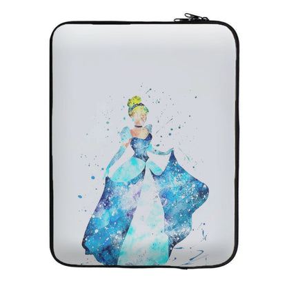 Watercolour Cinderella Fairytale Laptop Sleeve