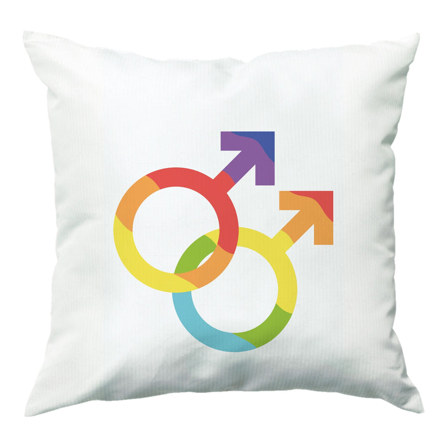 Gender Symbol Male - Pride Cushion