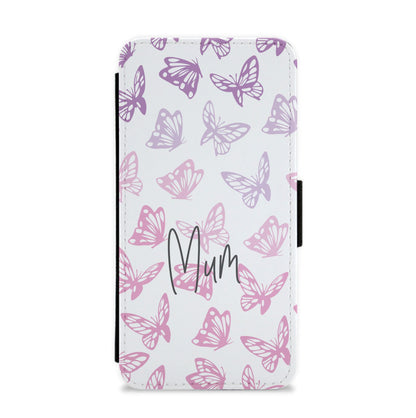 Mum Butterflies - Mother's Day Flip / Wallet Phone Case