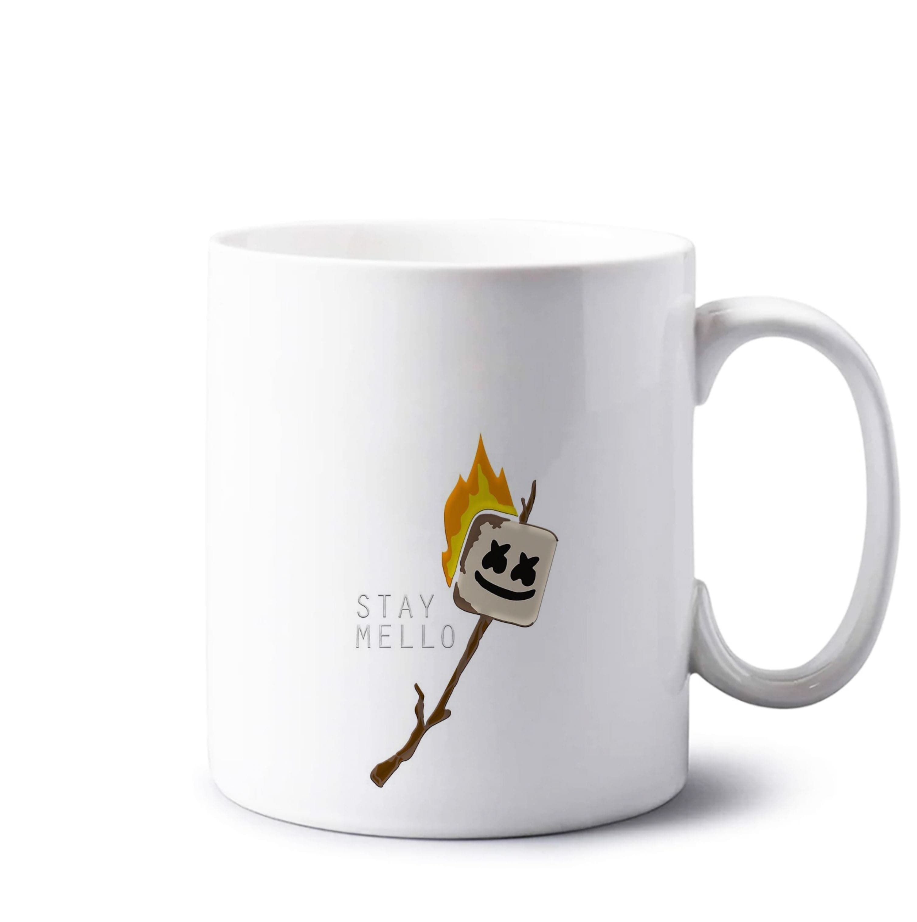 Stay Mello White Helmet DJw - White Helmet DJ Mug