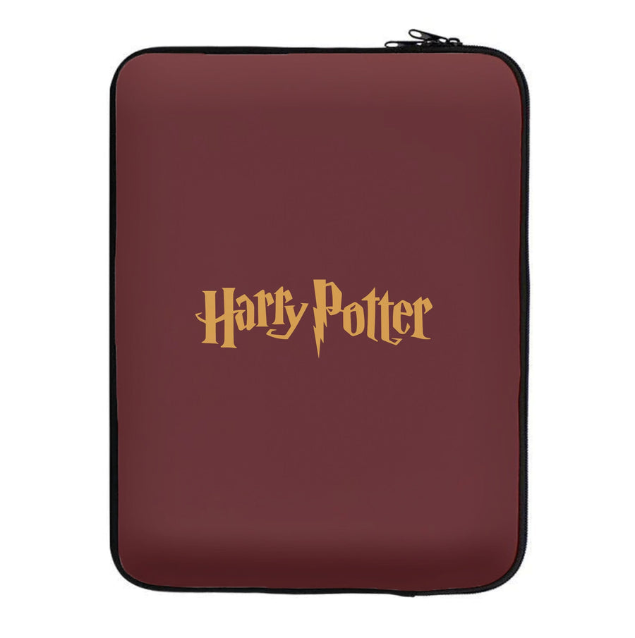 Game Typography - Hogwarts Legacy Laptop Sleeve
