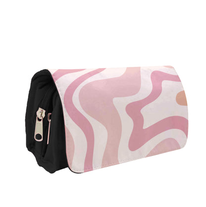 Pink Waves Pencil Case