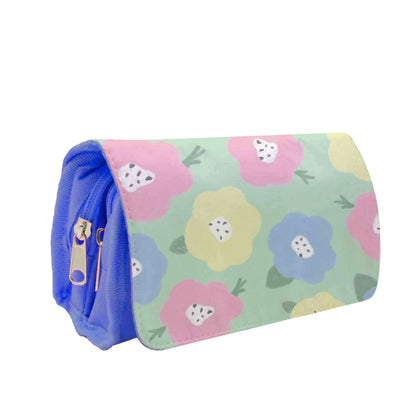 Painted Flowers - Floral Patterns Pencil Case