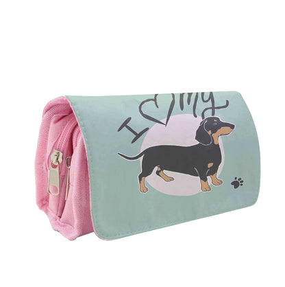 I Love My Dachshund Pencil Case