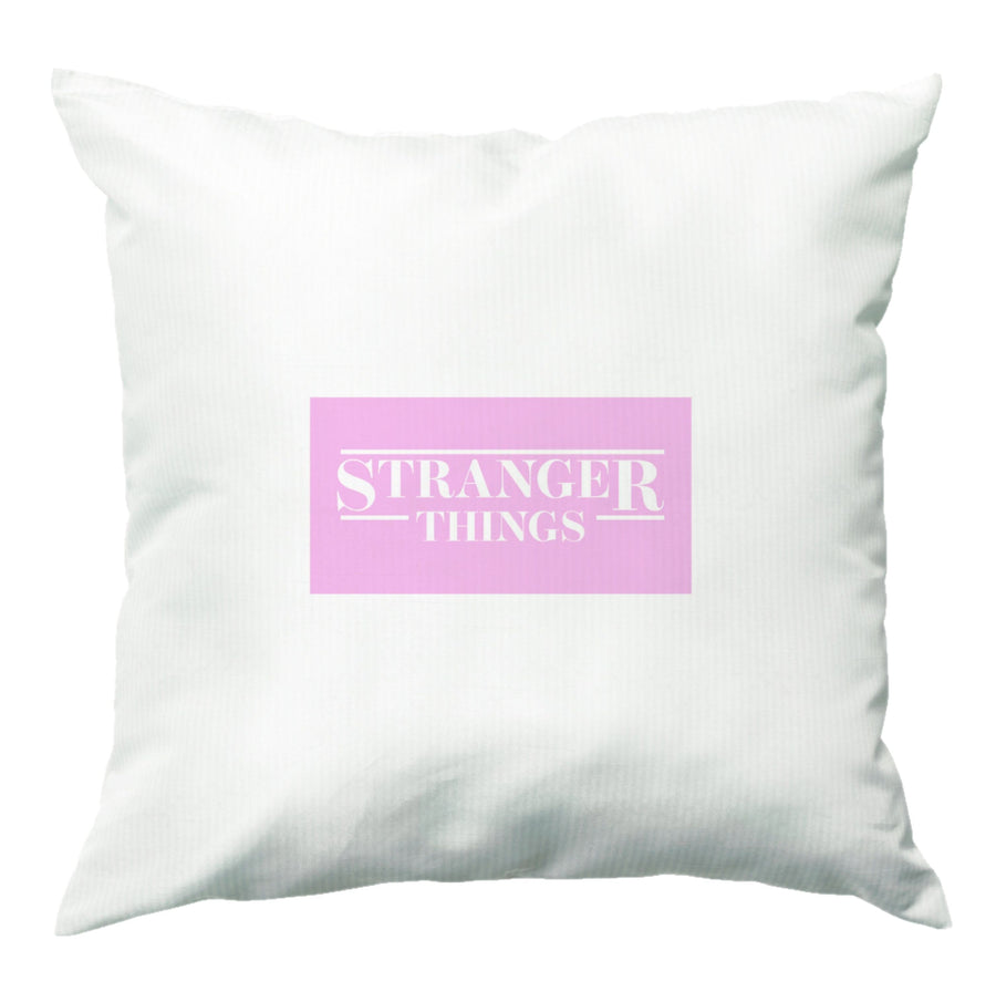 Pink Galaxy Stranger Things Cushion