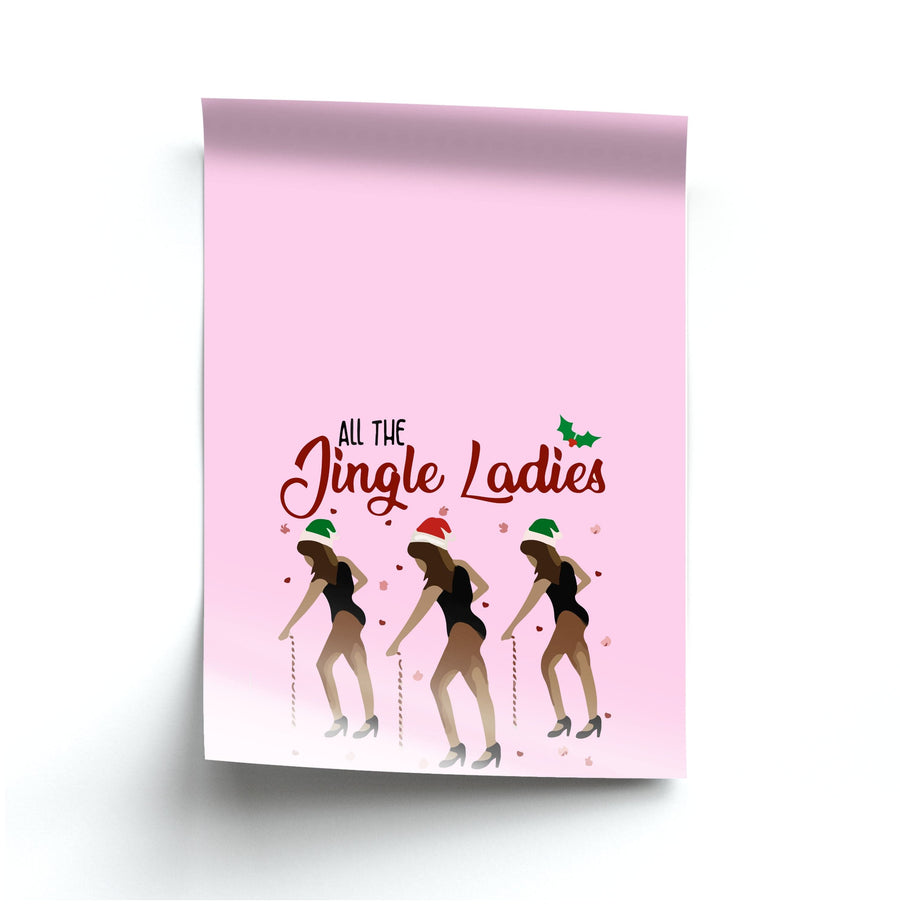 All the Jingle Ladies Beyonce - Christmas  Poster