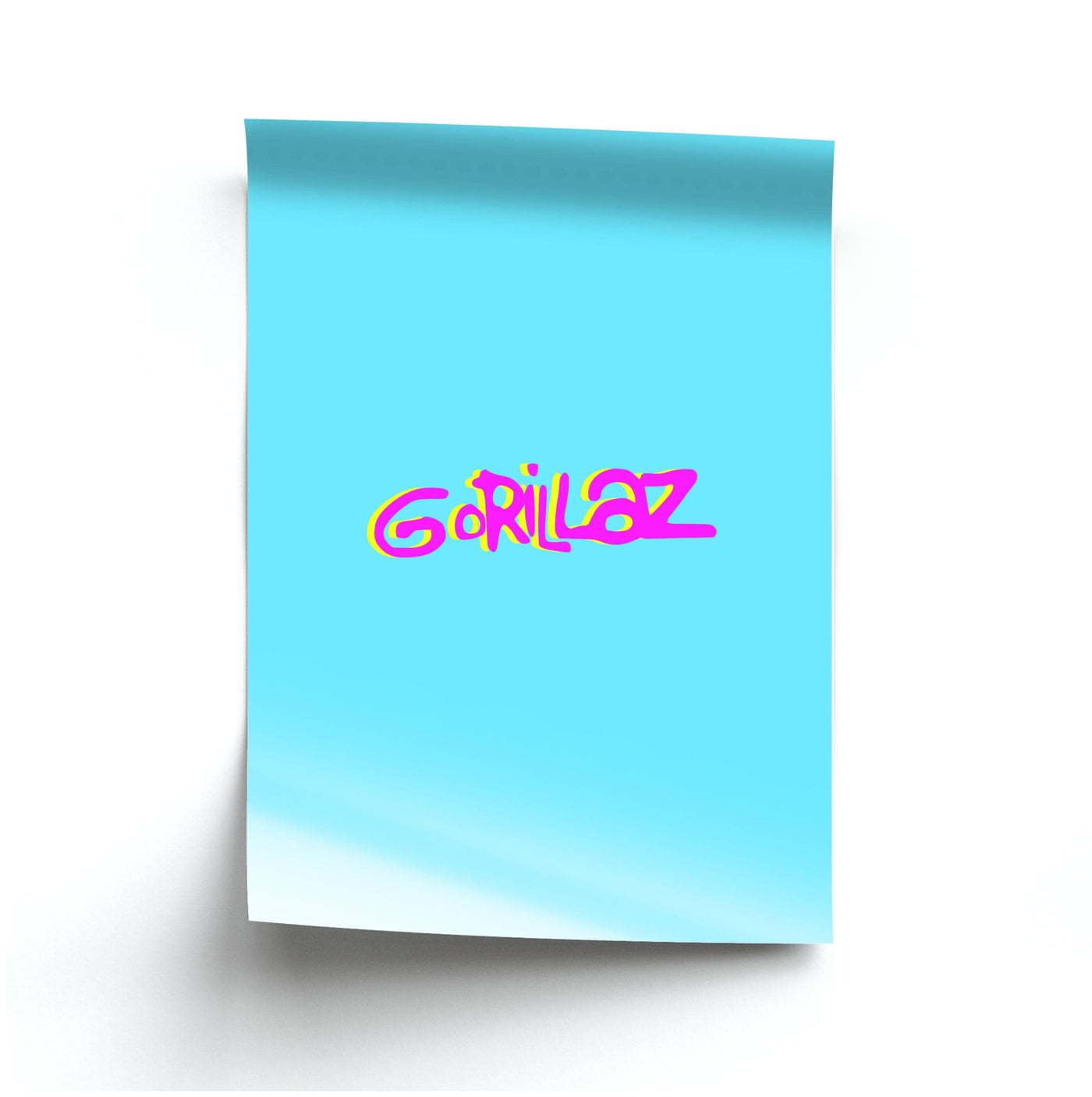 Title - Gorillaz Poster