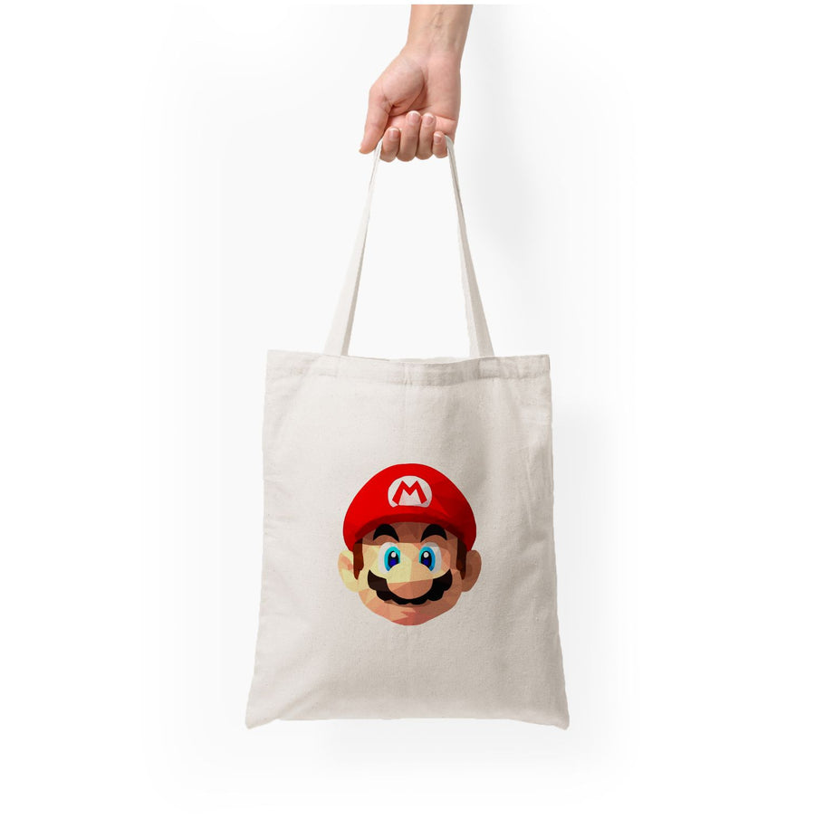 Mario Face - Mario Tote Bag