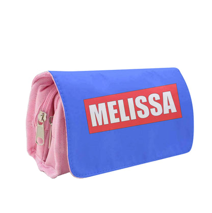 Red And Blue - Personalised Superhero Comic Pencil Case