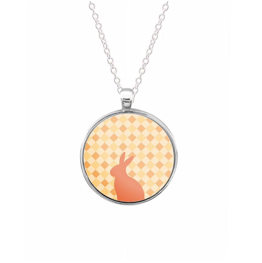 Orange Rabbit - Easter Patterns Necklace