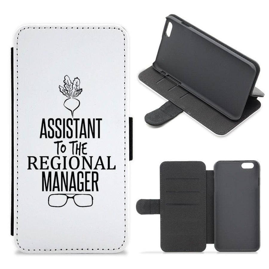 Assistant To The Regional Manager - Dwight Schrute - The Office Flip / Wallet Phone Case - Fun Cases