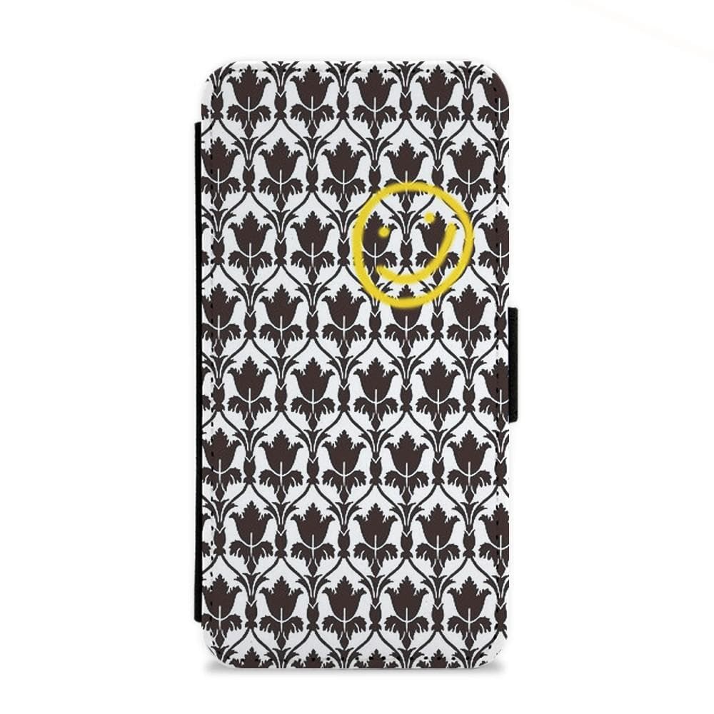 Sherlock Wallpaper Smile Flip Wallet Phone Case - Fun Cases