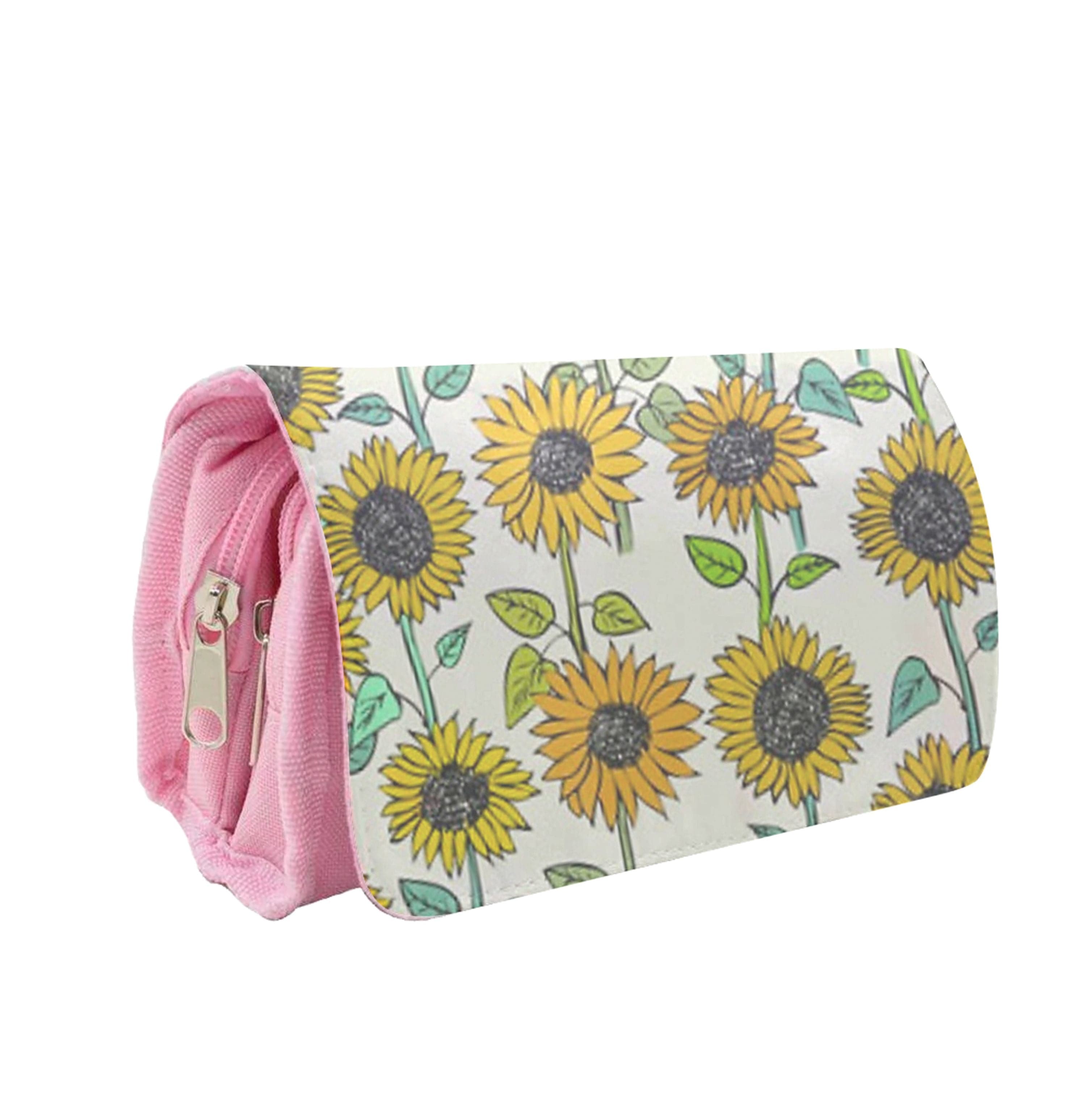 Painted Sunflowers Pencil Case