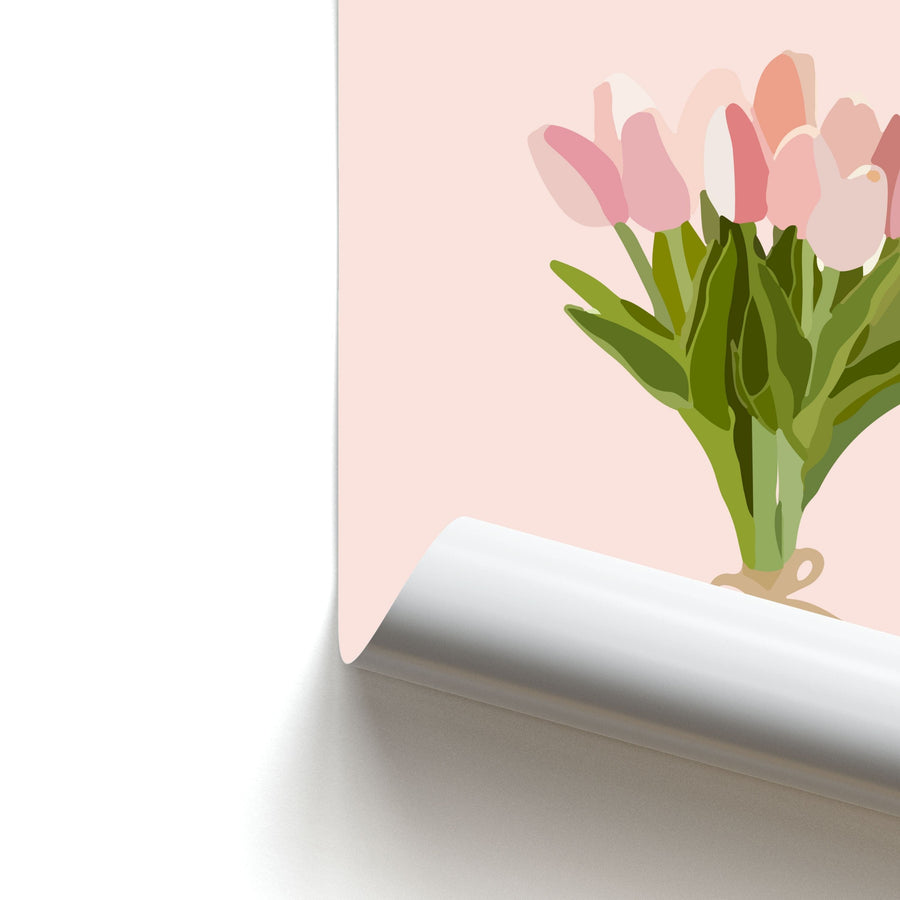 Spring Tulips Poster