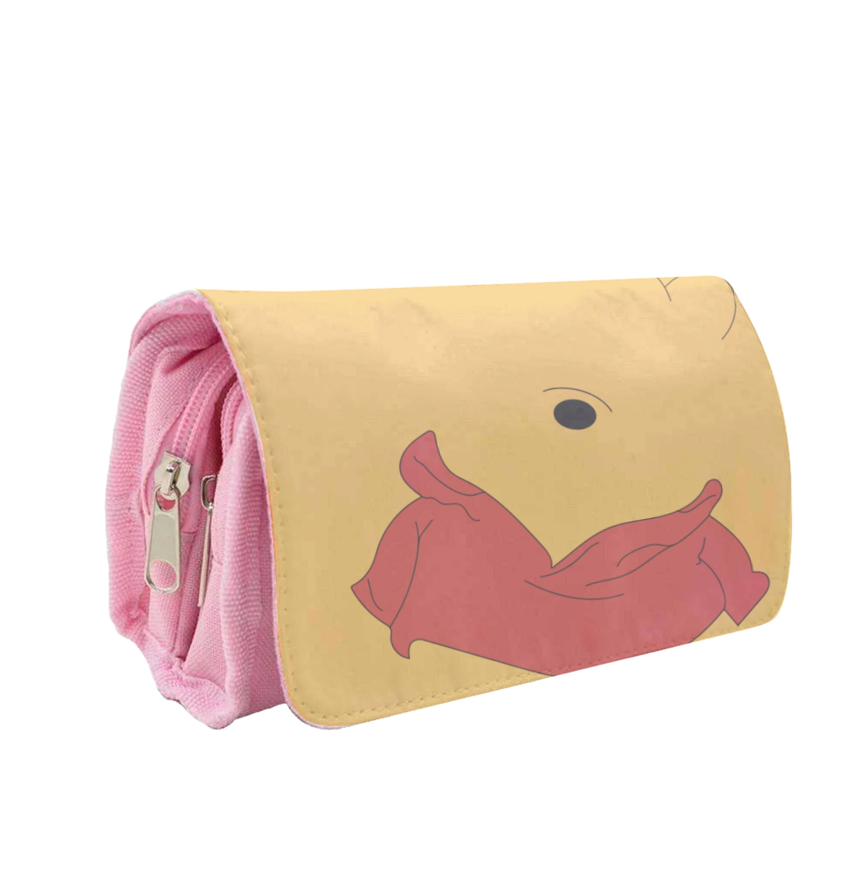 Faceless Yellow Bear Pencil Case