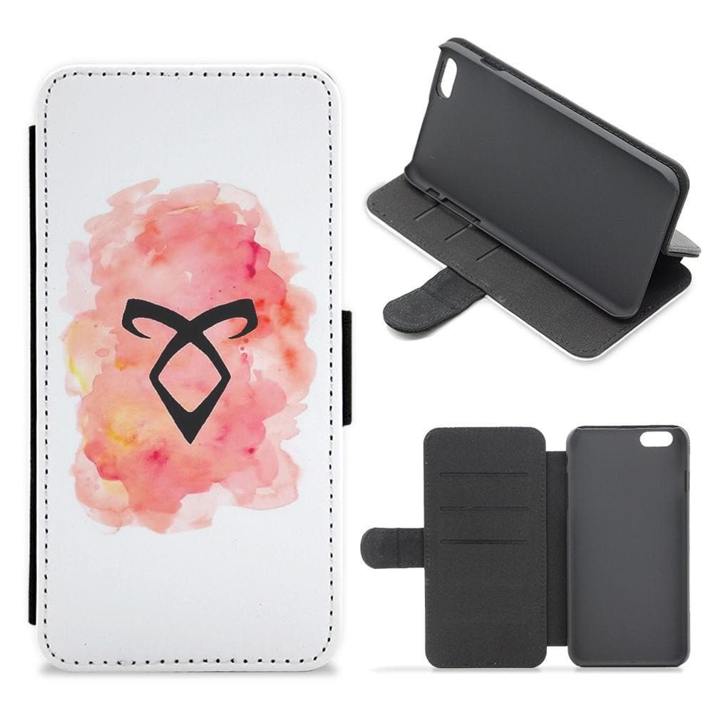 Angelic Rune - Shadowhunters Flip Wallet Phone Case - Fun Cases